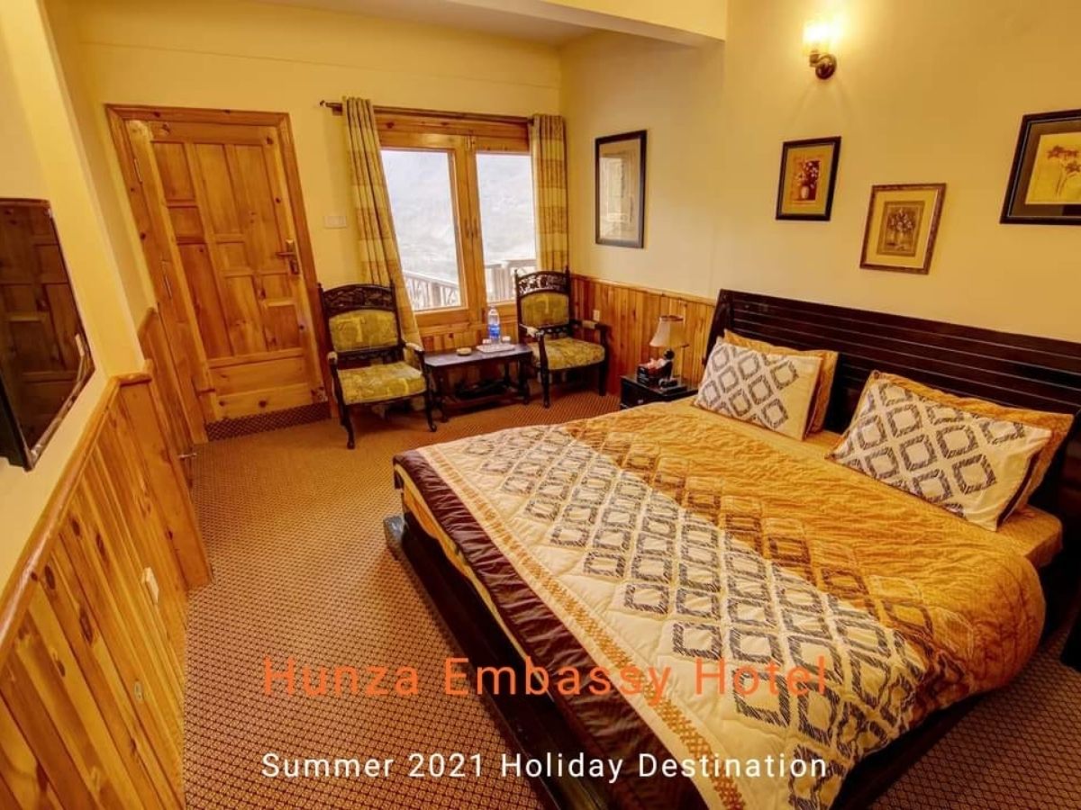 Hunza Embassy Hotel Bedroom Hunza Embassy Hotel; Top Hotels in Hunza Valley