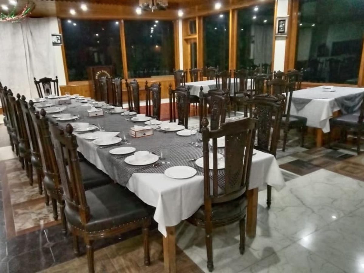 Hunza Embassy Hotel dining area Hunza Embassy Hotel; Top Hotels in Hunza Valley