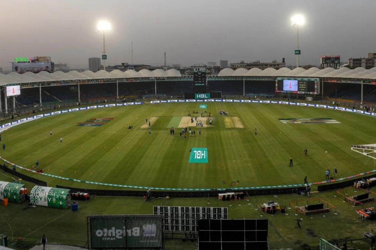 Top 10 World’s Largest Cricket Stadium 11 Largest Cricket Stadium: National Staidum Karachi